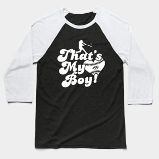 That's My Boy Love Heart Baseball Mom #99 Baseball T-Shirt